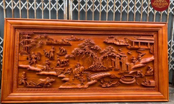 Tranh khắc gỗ đẹp phổ biến nhất hiện may - Đồ Thờ Hải Nam